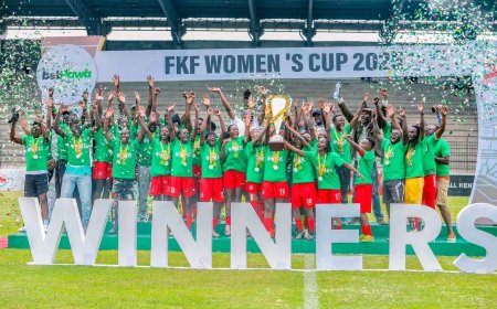 AGAR TOTO -Kibera Soccer Women's FC sink Vihiga Queens to secure maiden FKF Women's Cup Title