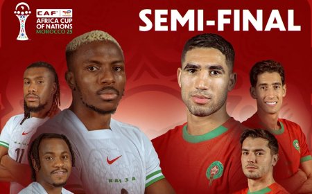Hosts Morocco face Nigeria in AFCON Semi-Final showdown