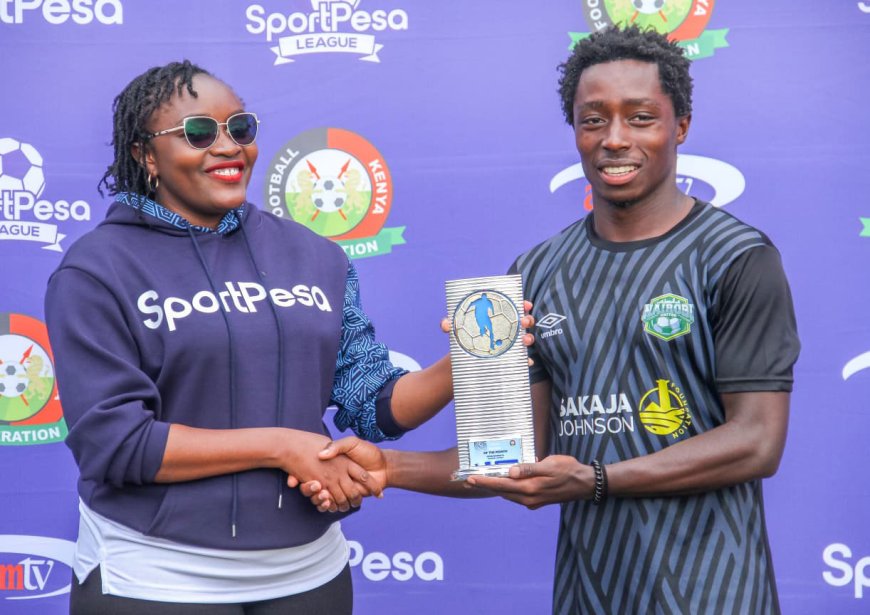 Kevin Wangaya Crowned SportPesa Premier League Player of the Month for April